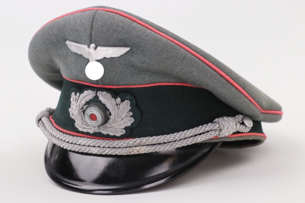 Heer Panzer officer's visor cap