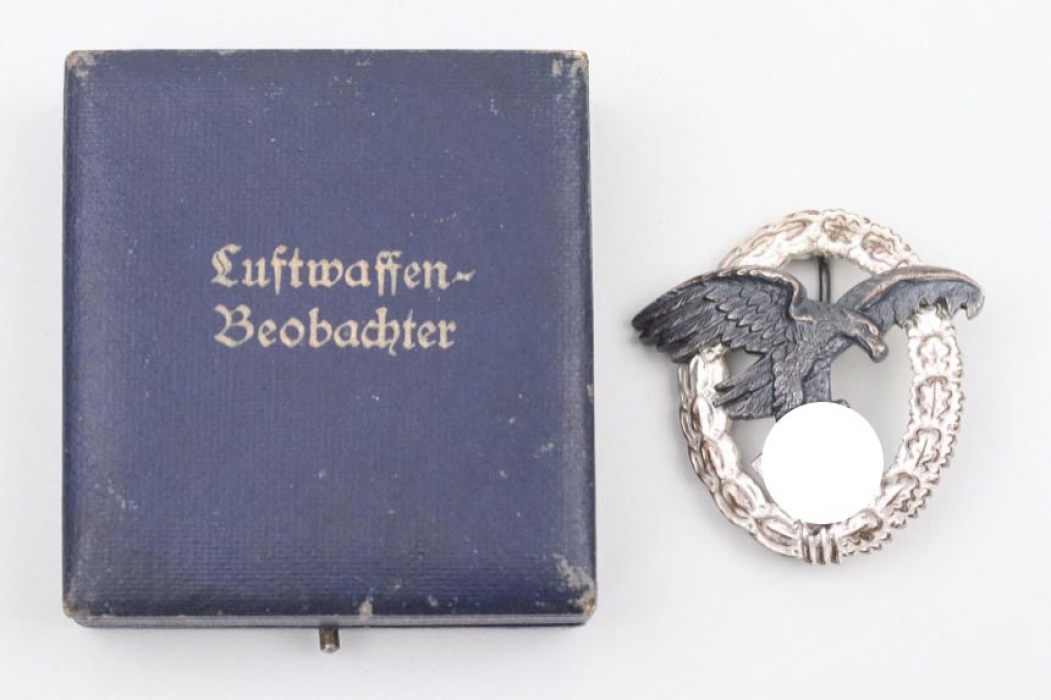 Luftwaffe Observer's Badge in case - Assmann