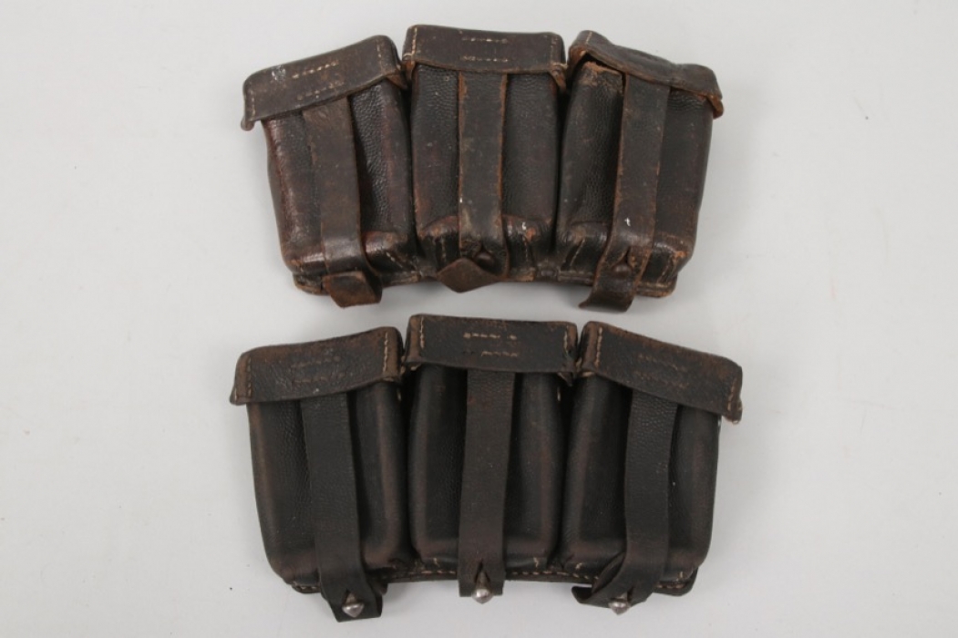 2 x Wehrmacht ammunition pouches K98