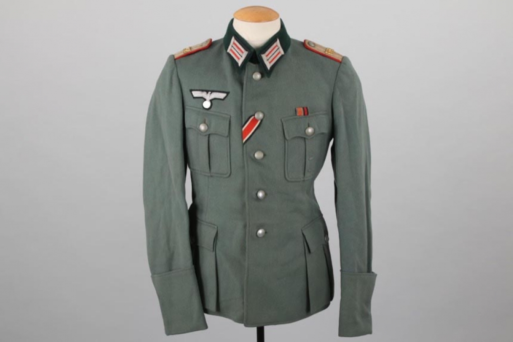 Lt. Tröger - Heer s.Art.Abt. 764 field tunic - Leutnant
