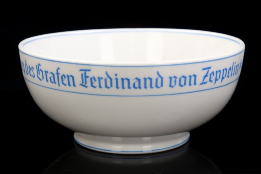 1938 Zeppelin anniversary porcelain bowl - Heinrich & Co.