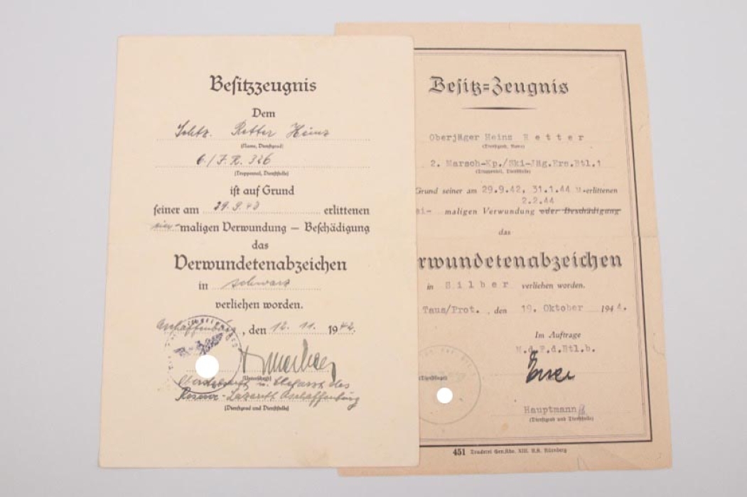 Ski-Jäger.Ers.Btl.1 certificate grouping