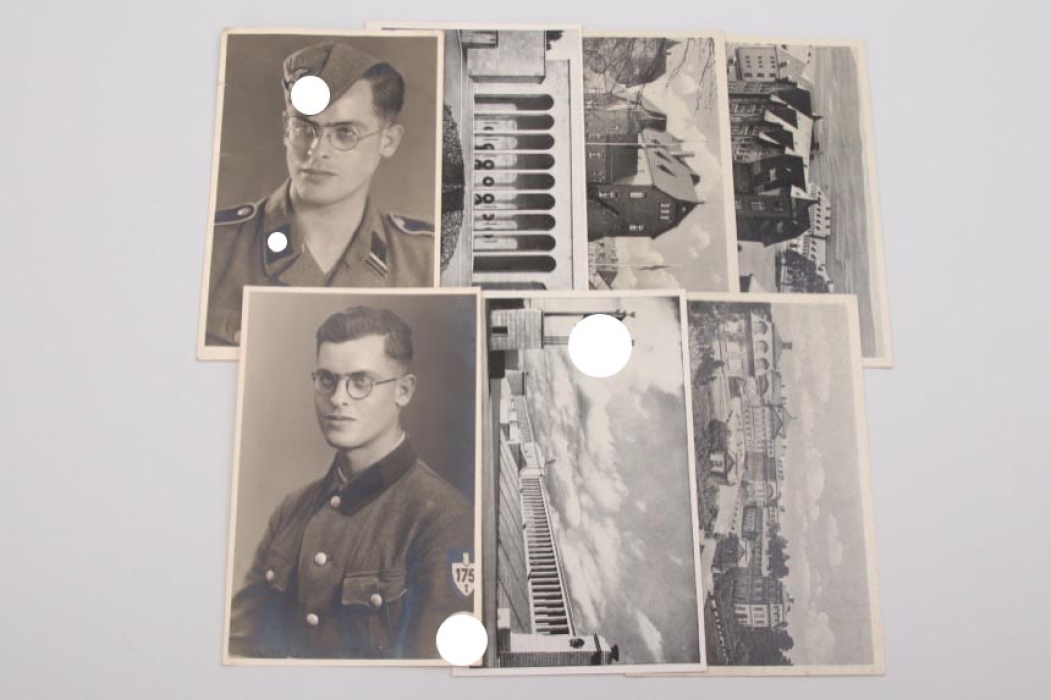 Waffen-SS "TK" portrait photo + postcards