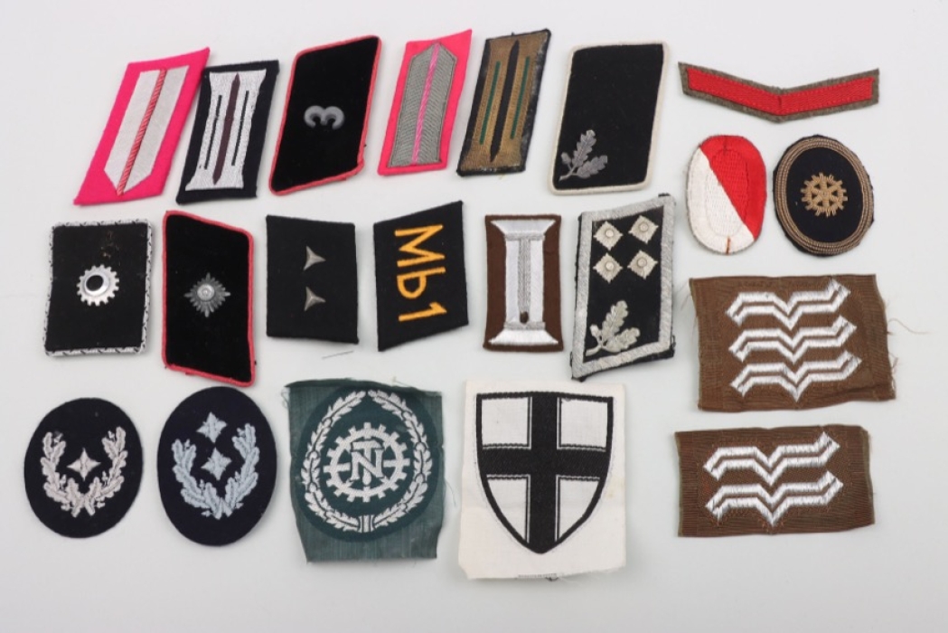 Insignia lot from various organisations