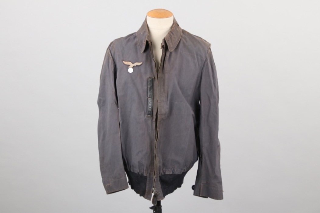 Luftwaffe blue fighter pilot's jacket (summer) - Rb-numbered