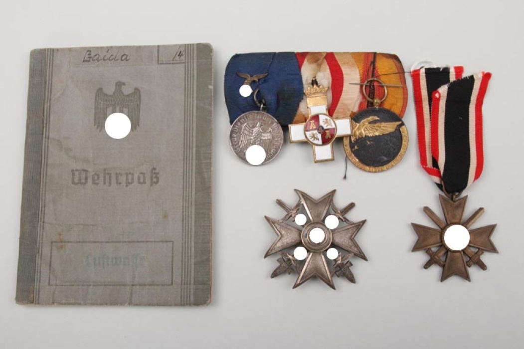 Legion Condor grouping to a Spanish Cross in Silver winner - Führerhauptquartier
