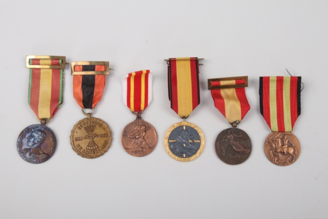 Spain - Lot of six medals
