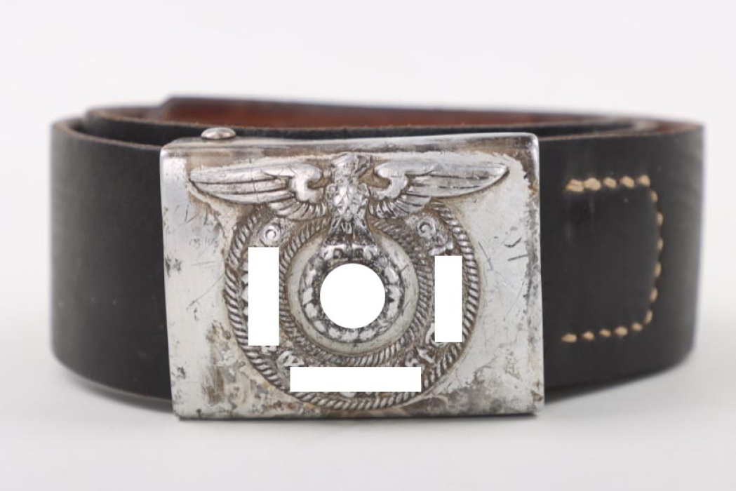 Waffen-SS buckle (EM/NCO) with SS marked belt