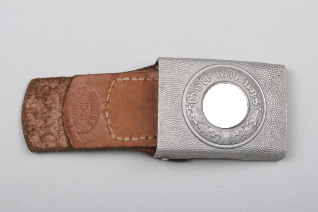 Police buckle (EM/NCO) with leather tab