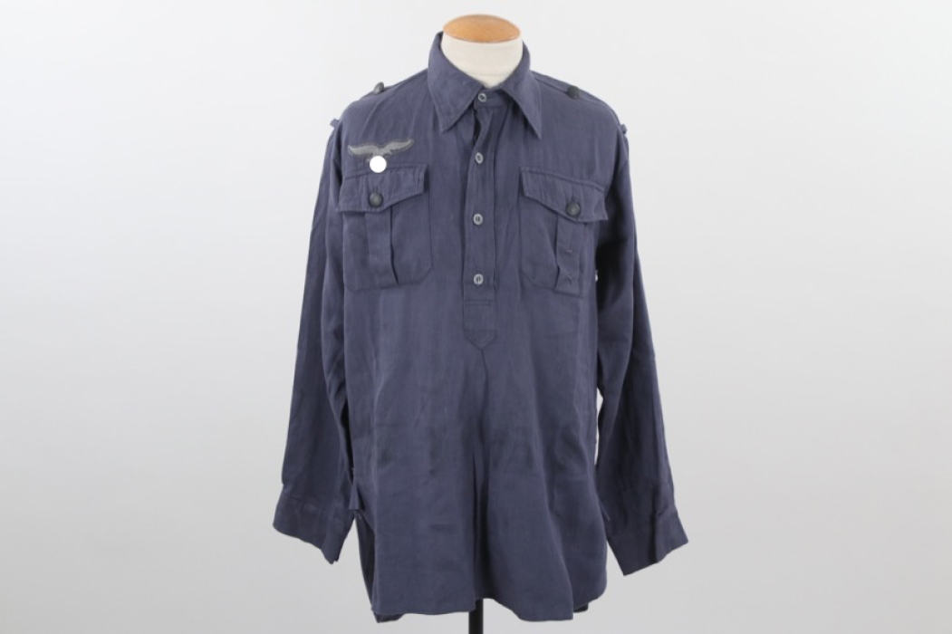 Luftwaffe blue shirt with breast eagle