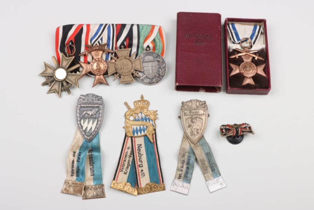 Medal grouping to a Bavarian WWI veteran