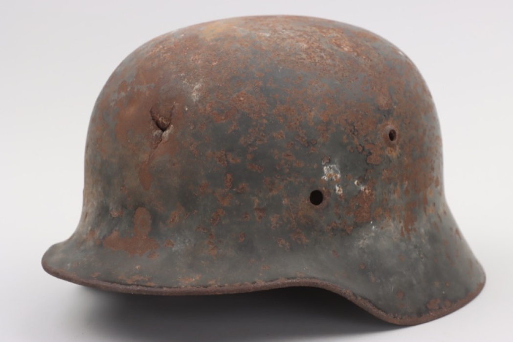 Heer M35 helmet shell - damaged