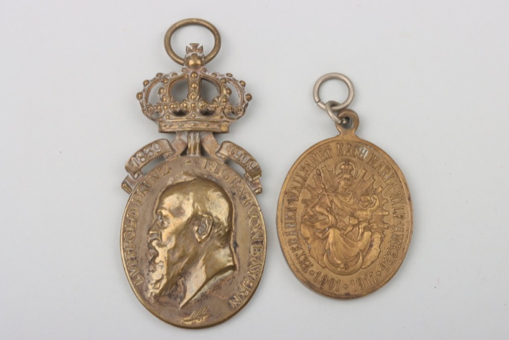 Luitpold, Prince Regent of Bavaria two medals