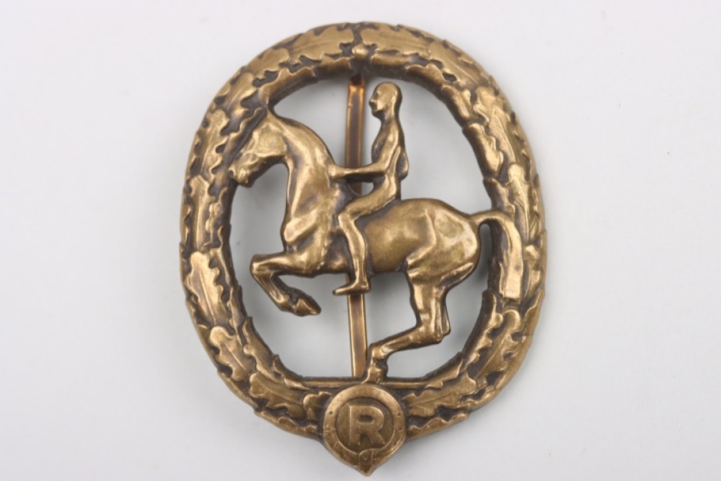 German Horseman's Badge 3rd Class in Bronze