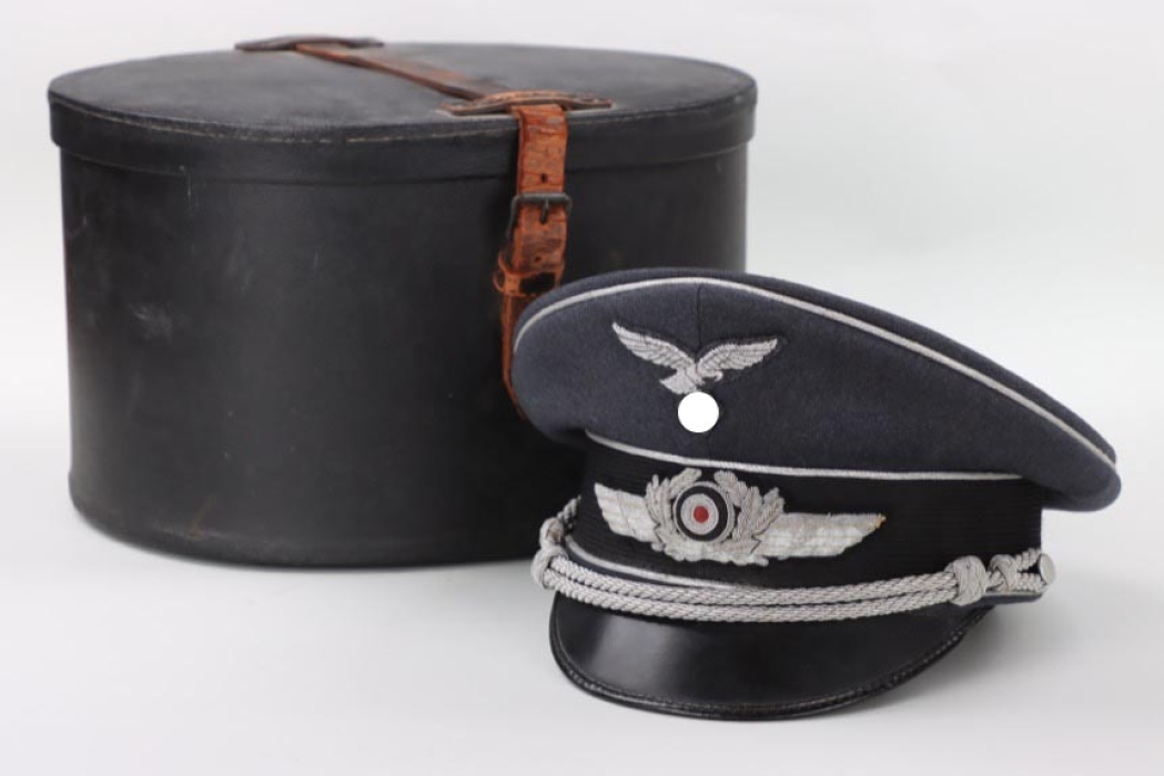 Luftwaffe visor cap for officers in container - EREL
