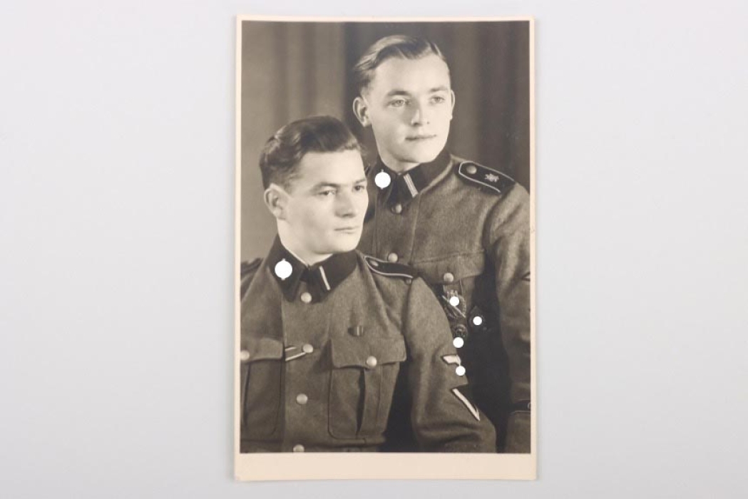 Waffen-SS LAH portrait photo of two soldiers