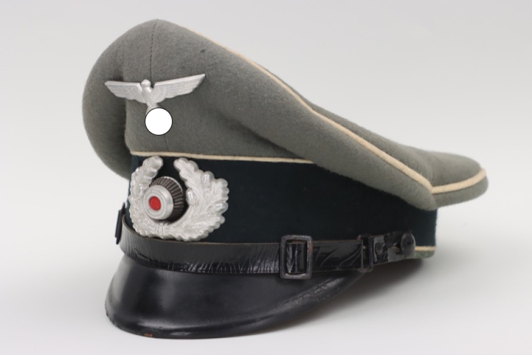 Heer infantry visor cap EM/NCO - named