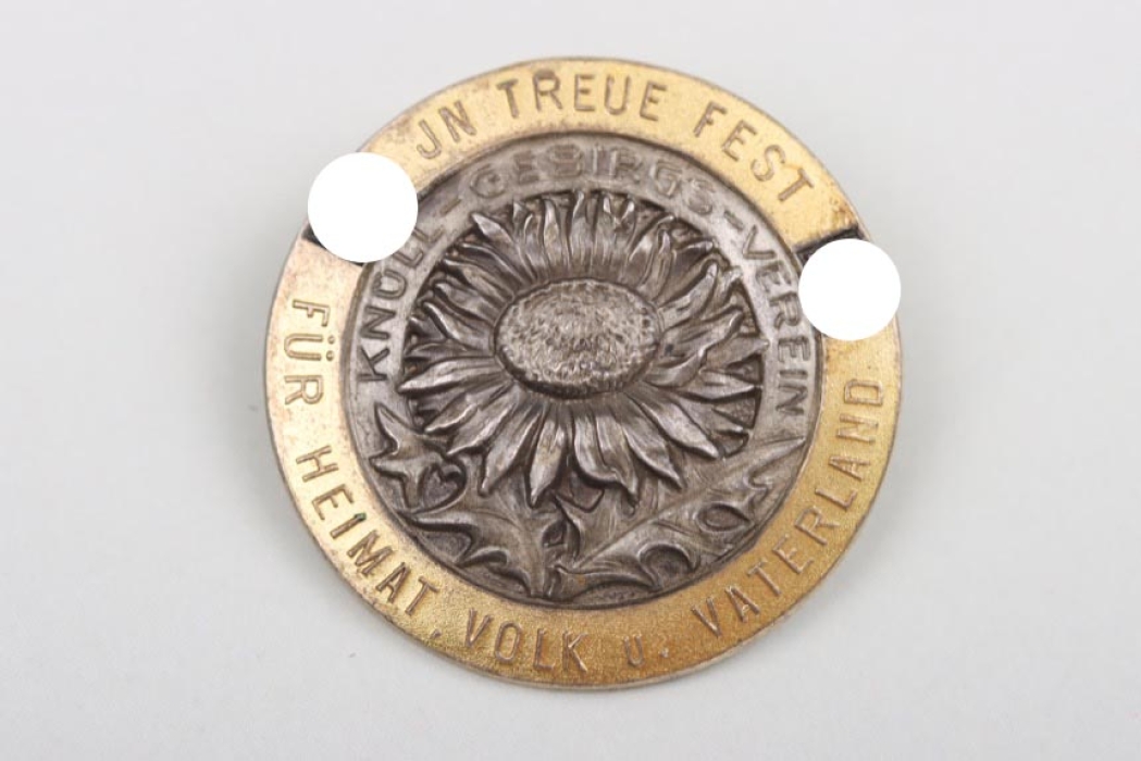 Knüll-Gebirgs-Verein, membership badge (silver 950)