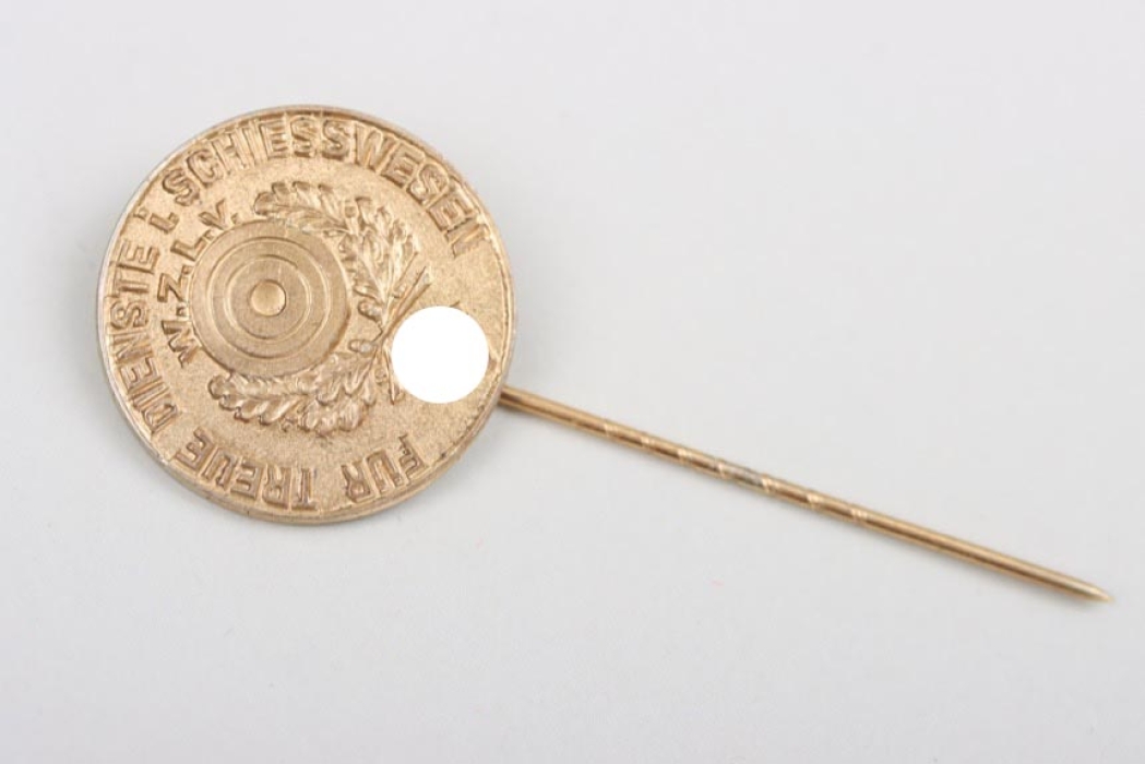 "Für treue Dienste im Schießwesen - W.Z.L.V.", honor pin (silver 900)