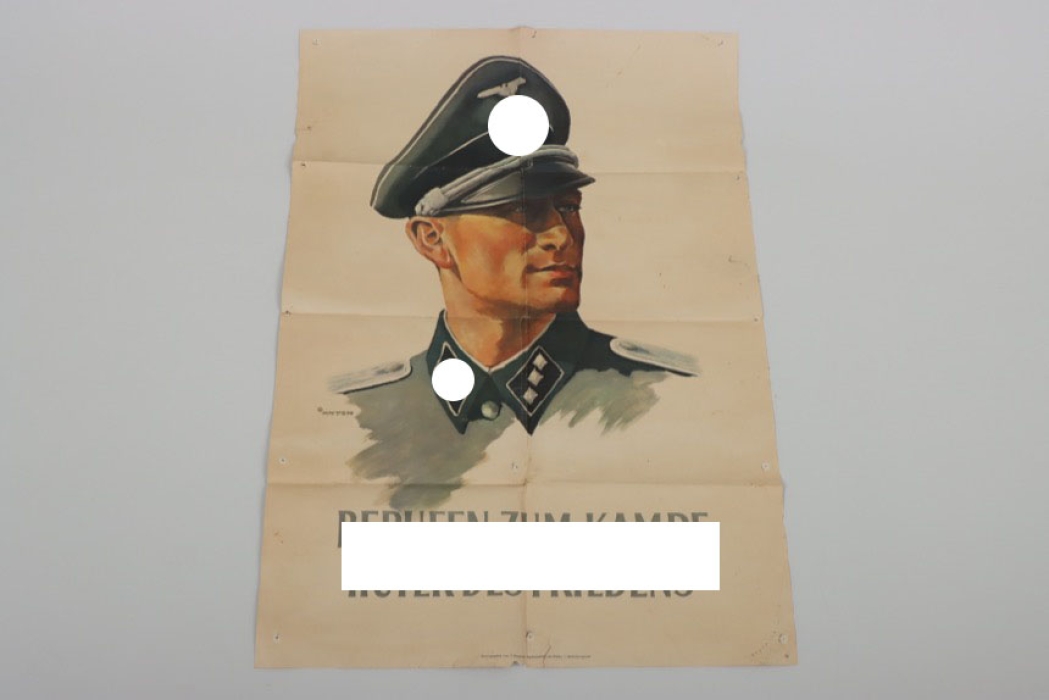 Propaganda Poster "Berufen zum Kampf Hüter des Friedens"