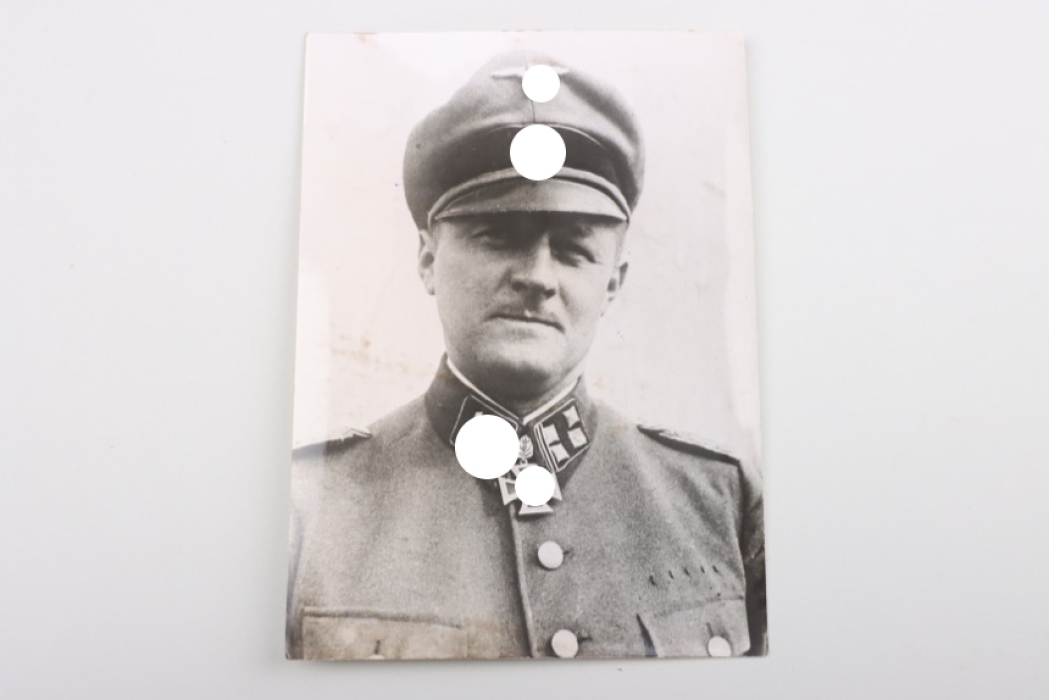 SS-Obersturmbannführer Dieckmann portrait photo - Swords winner