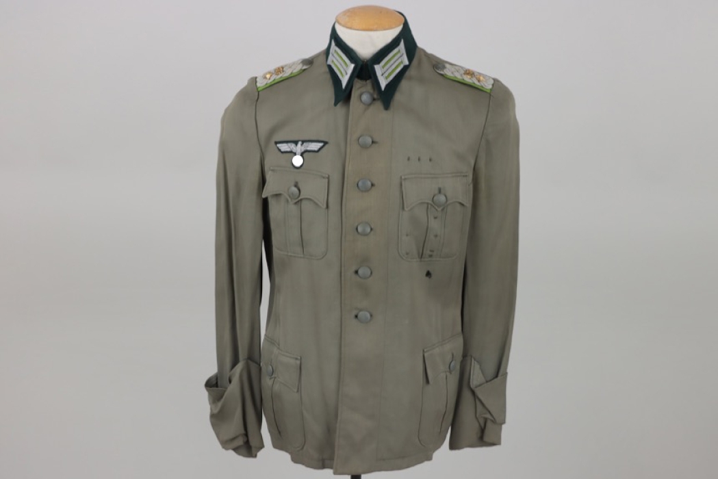 Heer Pz.Gren.Rgt.86 silk field tunic for an Oberstleutnant