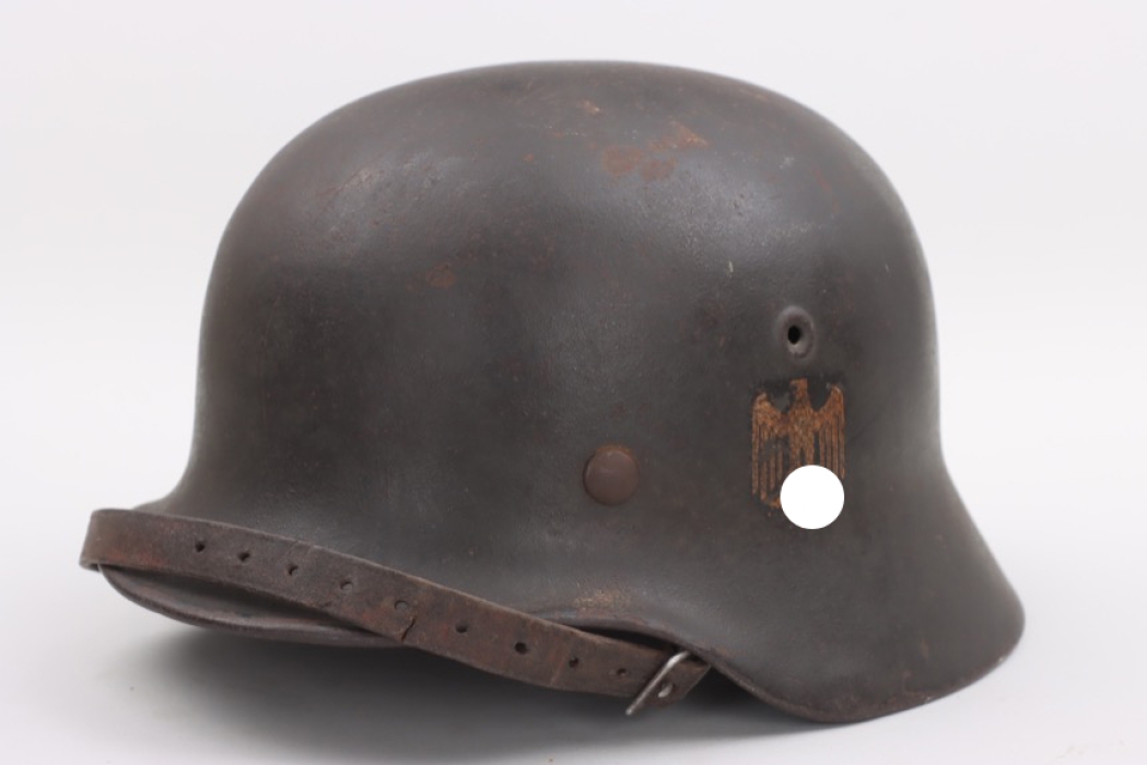 Kriegsmarine M40 single decal helmet - SE64