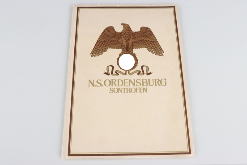 "N.S. Ordensburg Sonthofen" booklet