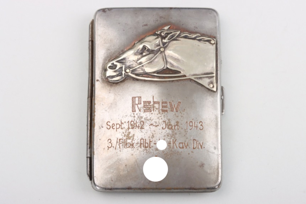Flak-Abt.-SS-Kav.Div. cigarette case - Battles of Rzhev