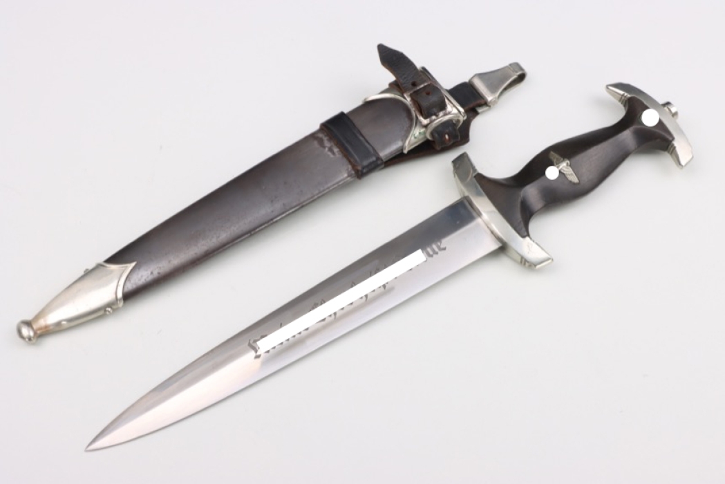Early M33 SS Service Dagger "I" with vertical hanger - Herder