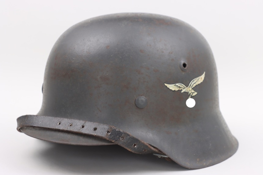 Luftwaffe M42 single decal helmet - hkp66