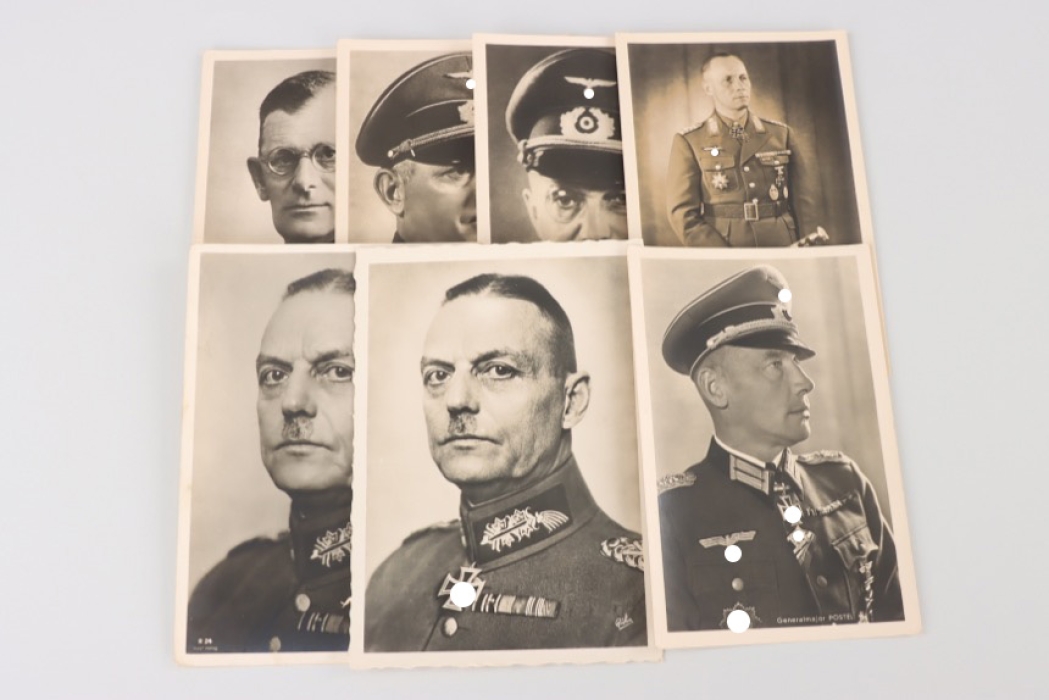 Heer - lot of seven postcards of General's