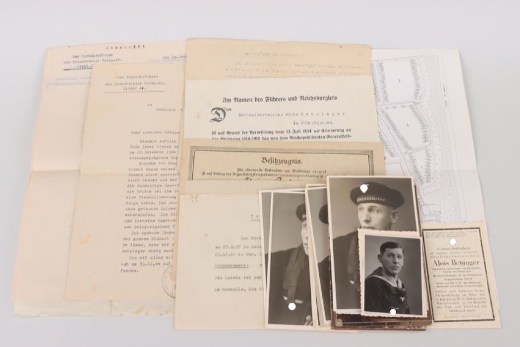 Kriegsmarinewerft La Pallice document grouping