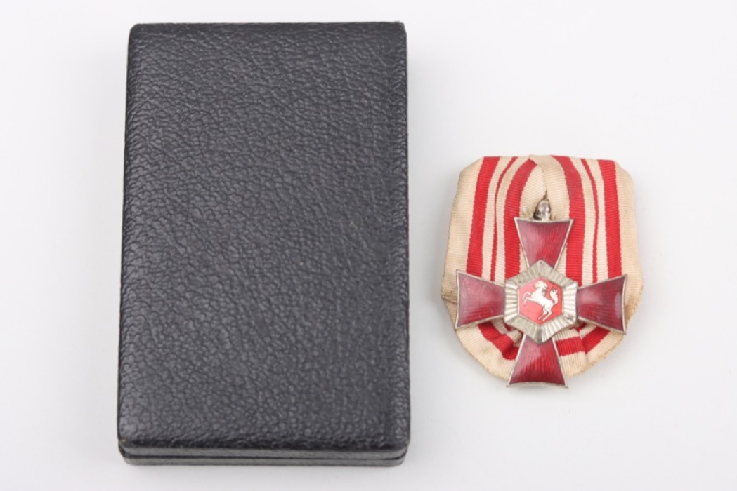 Westphalia Fire Brigade Honour Badge 1934 on medal bar in case