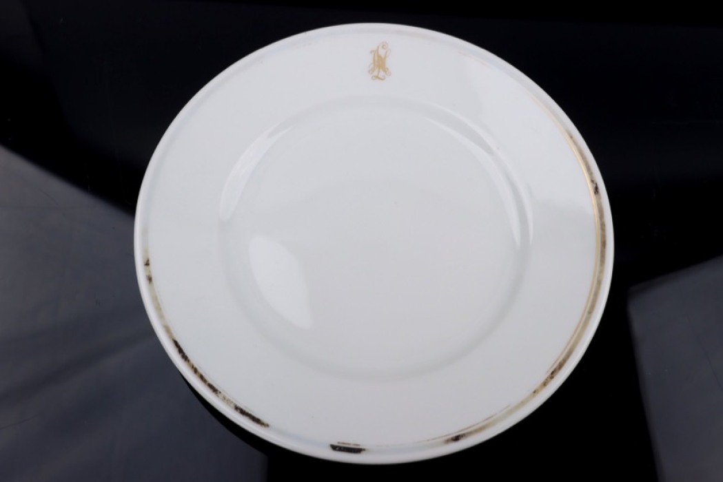 SS "LAH" porcelain plate - KPM