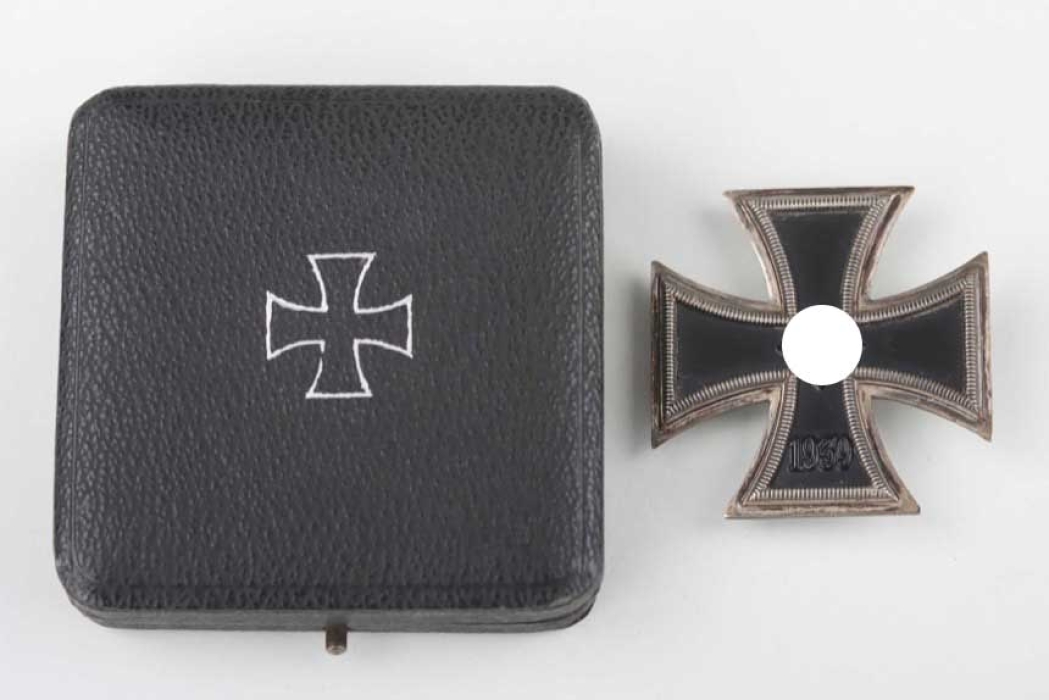 1939 Iron Cross 1st Class in case - engraved "CHOLM 1942"