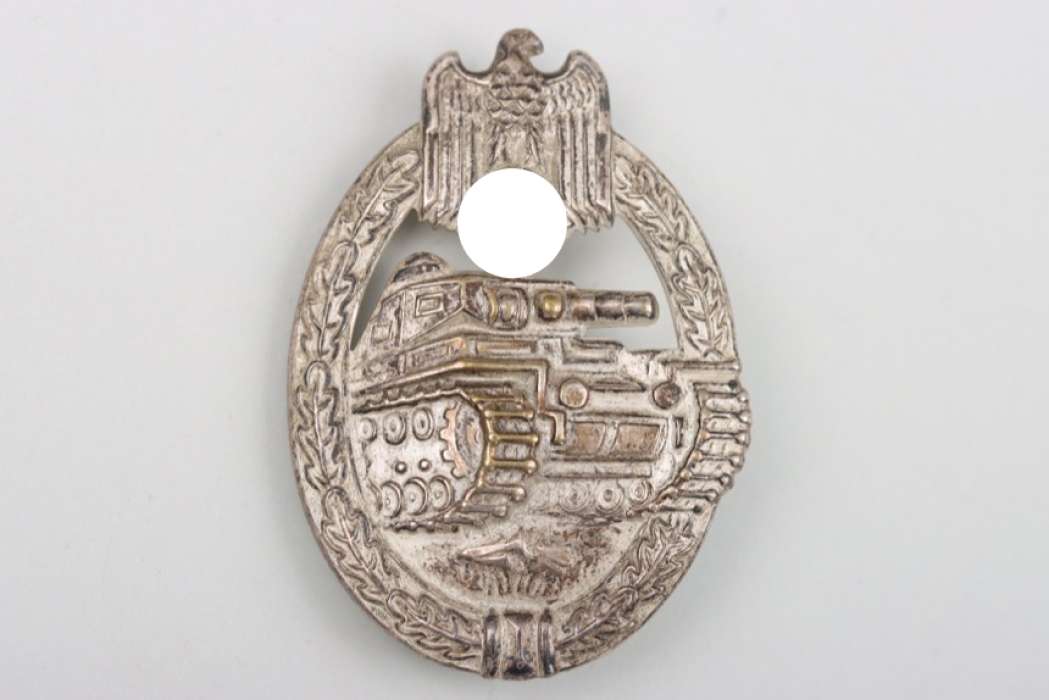 Tank Assault Badge in Silver "O. Schickle"