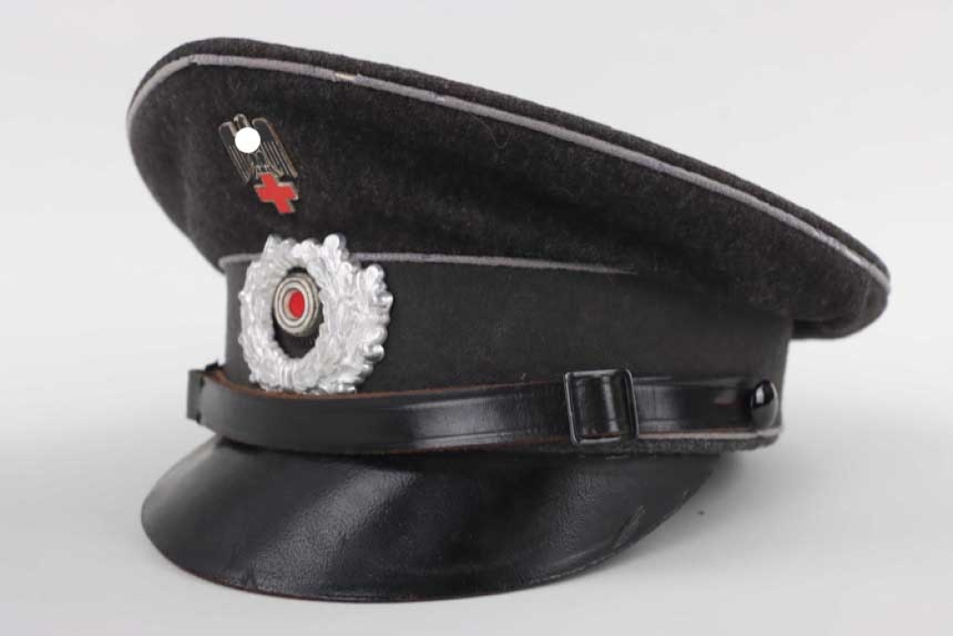 DRK visor cap (Red Cross) - early