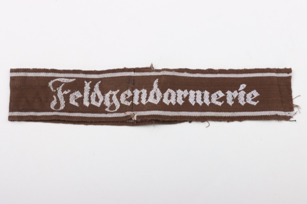 Heer cuff title "Feldgendarmerie" - EM/NCO type