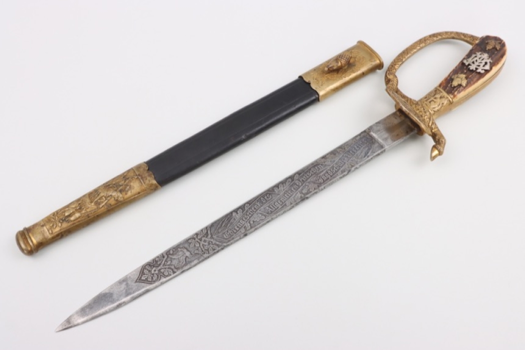 Impressive forestry hunting dagger to Adolf Lüdtke - Eickhorn