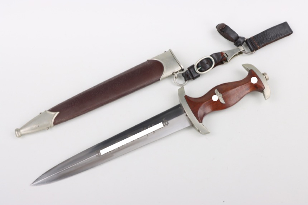 Early M33 SA Service Dagger "Th" with 3-piece hanger - Kober Suhl