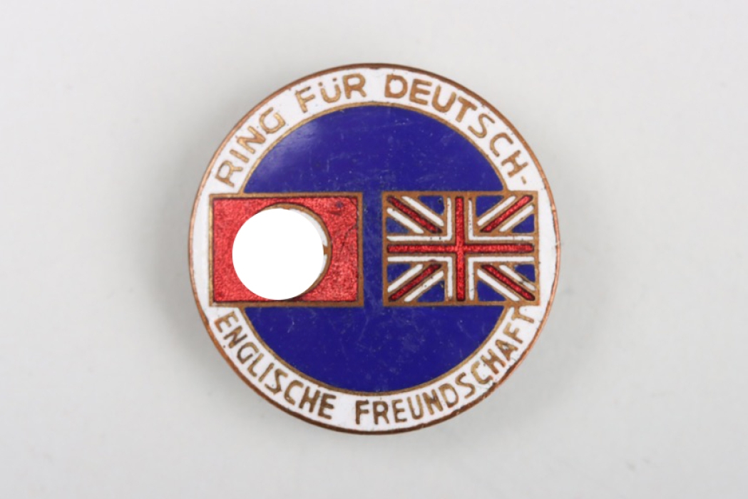 RING FÜR DEUTSCH-ENGLISCHE FREUNDSCHAFT enamel membership badge