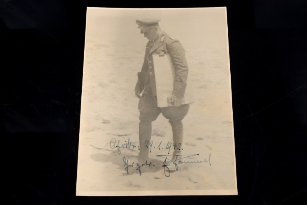 Rommel, Erwin - signed photo (Afrika 29.1.1942)