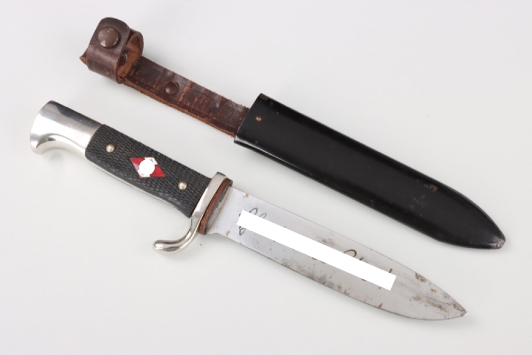 HJ knife with motto - Tiger