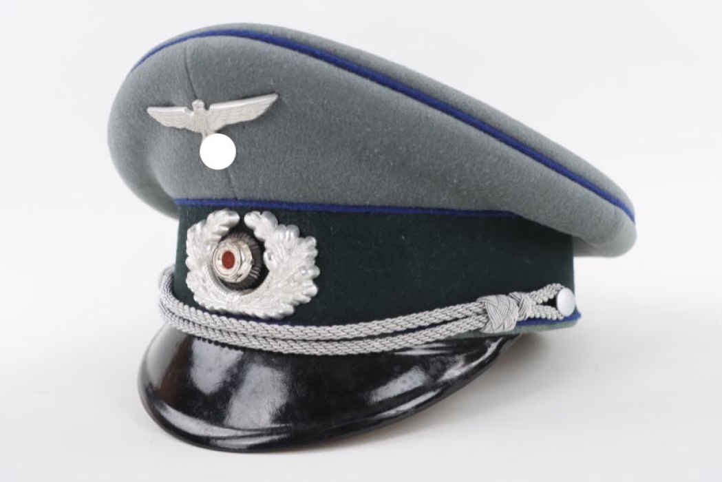 Heer medical troops visor cap for officers - EREL paper tag