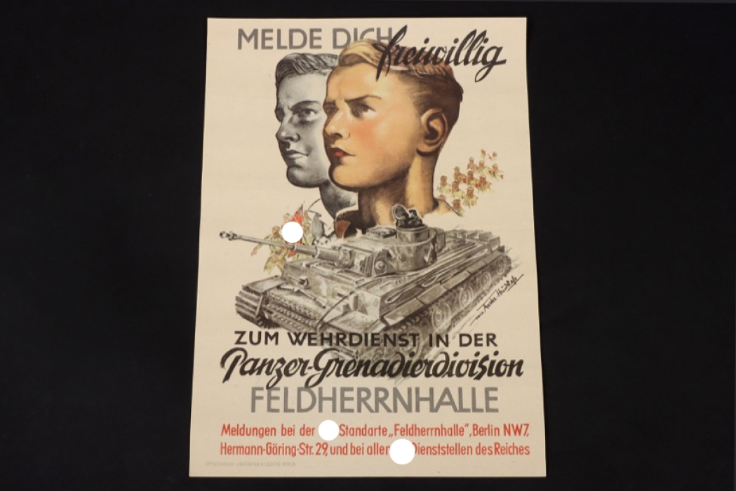 Panzer-Grenadier-Division "Feldherrnhalle" recruitment poster