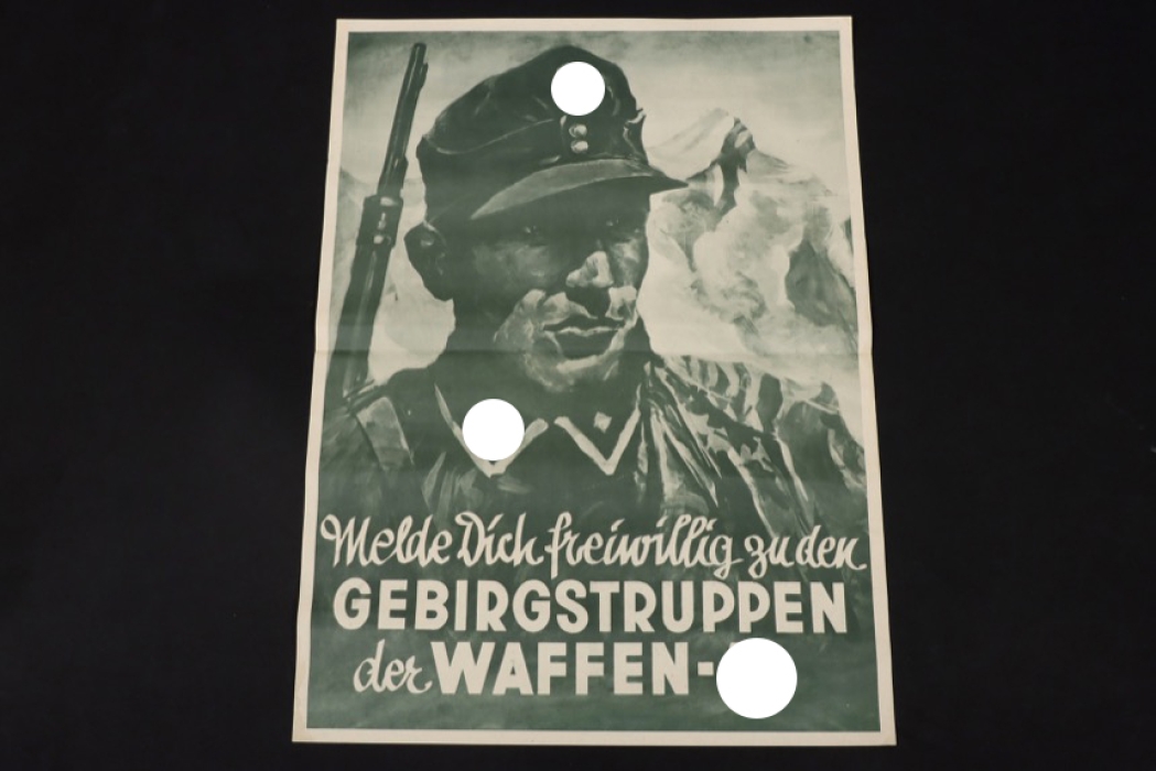 Waffen-SS Gebirgsjäger recruitment poster