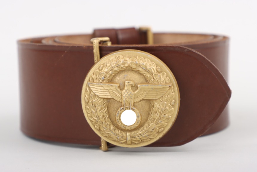 NSDAP political leader's belt and buckle - RZM (mint)