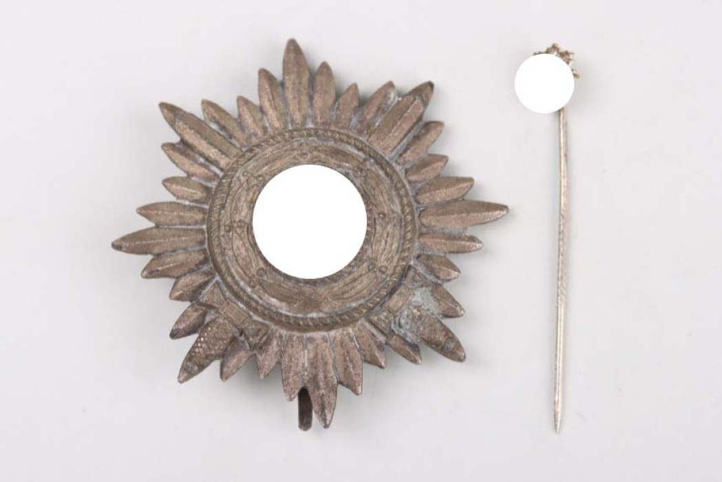 Ostvolk Decoration for Bravery on the Eastern Front, 1st Class in Silver with Swords + miniature