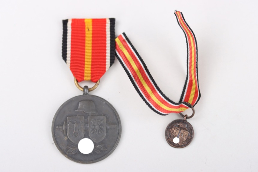 Blue Division Medal + miniature